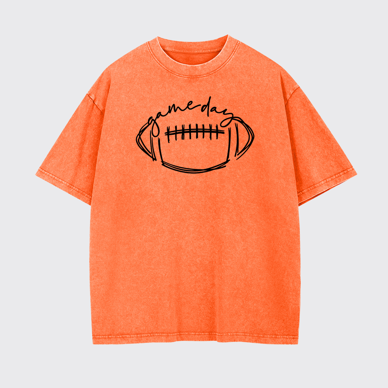 Game Day Vibes Football Garment-dye Tees