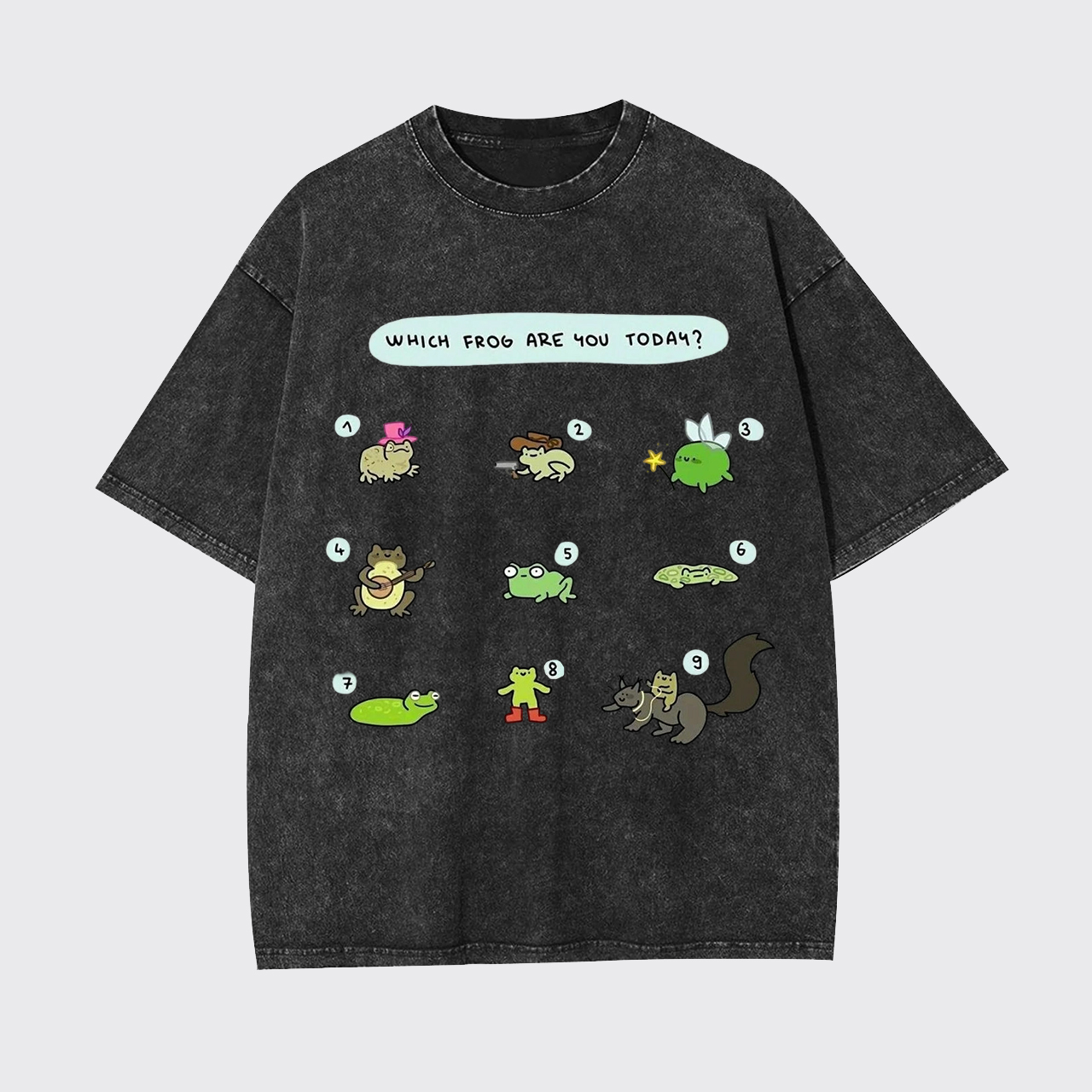 Which Frog Are You Today Garment-dye Tees