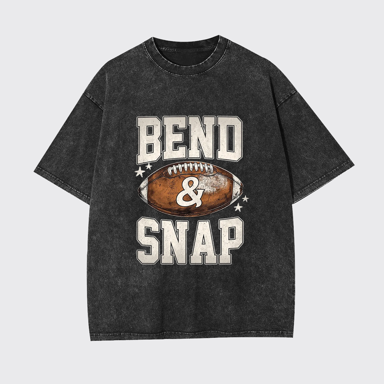 Bend and Snap Football Garment-dye Tees