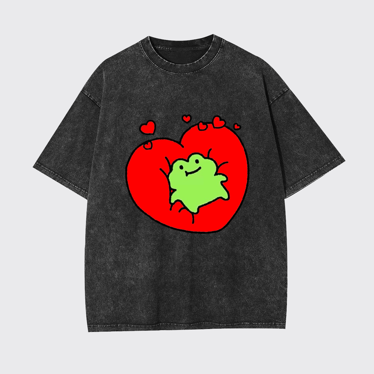 Heartbeat Frog Garment-dye Tees