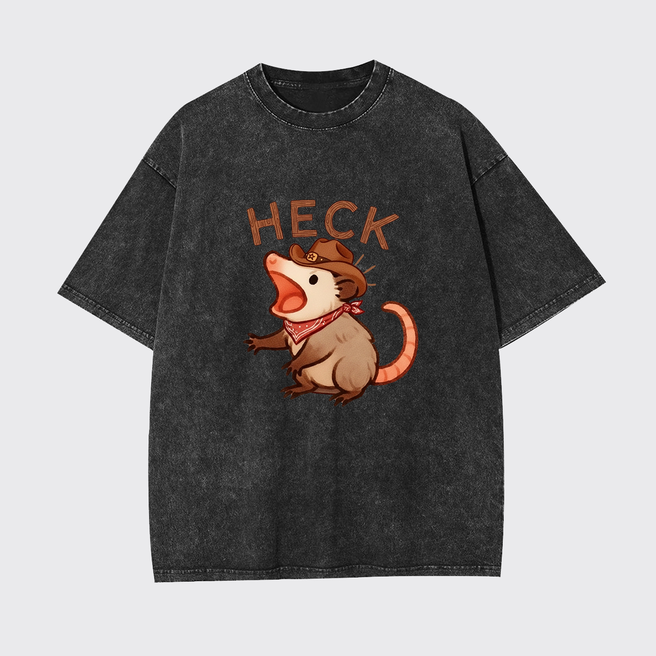 Funny Heck Possum Garment-dye Tees