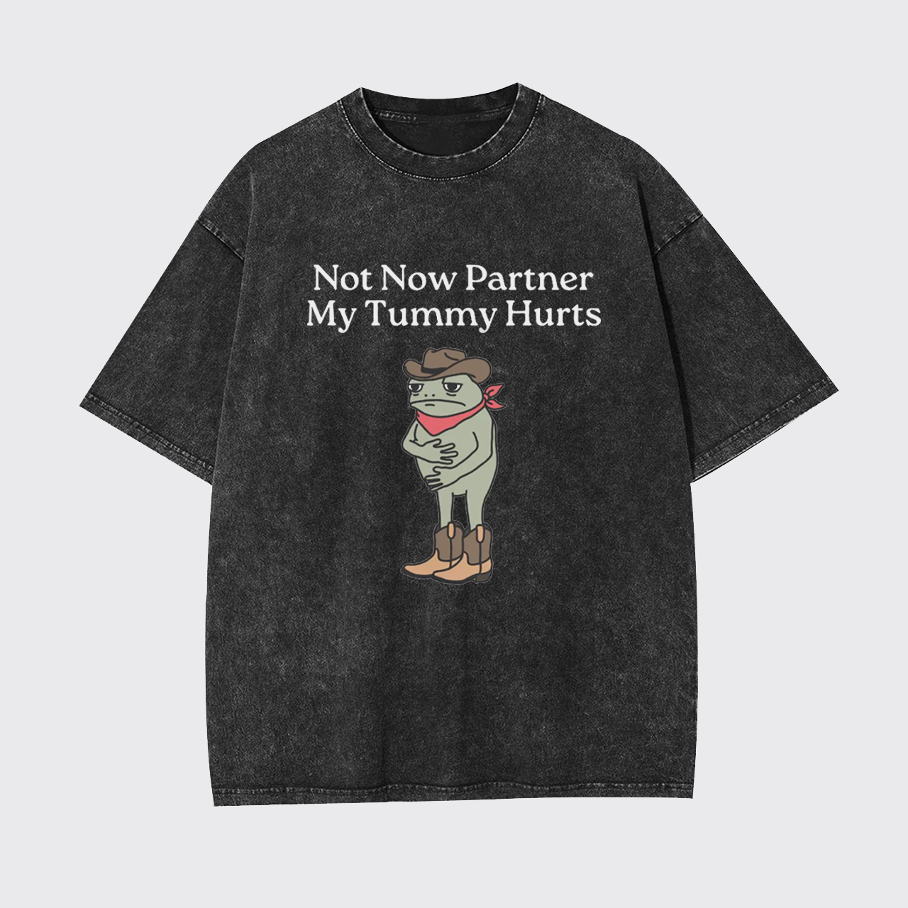 Not Now Partner My Tummy Hurts IBS Garment-dye Tees