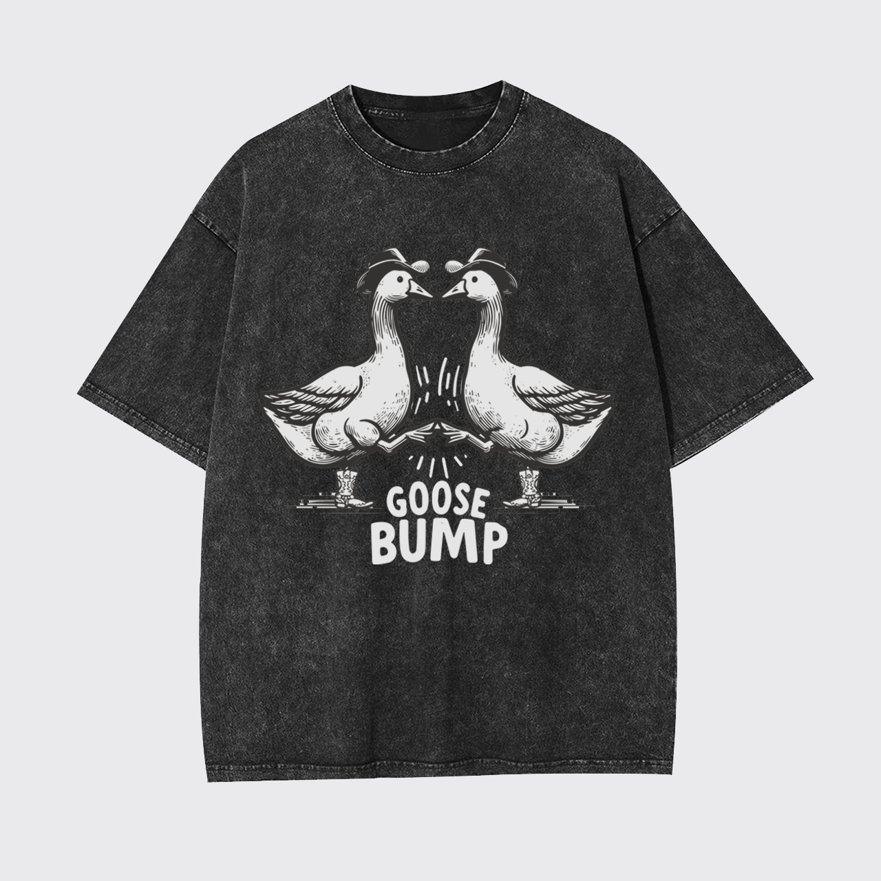 Funny Goose Bump Garment-dye Tees