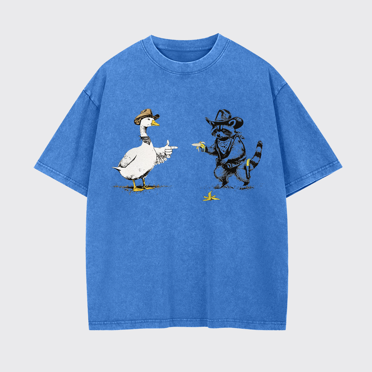 Meme Cowboy Goose Garment-dye Tees