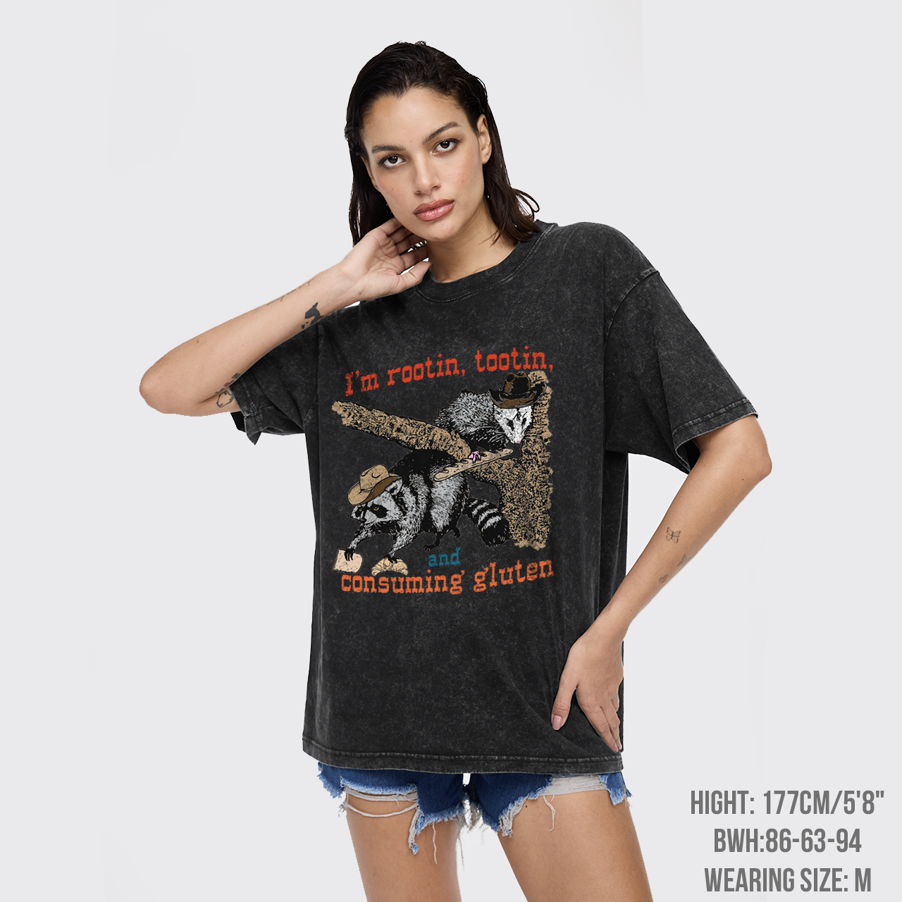 I love Gluten Garment-dye Tees