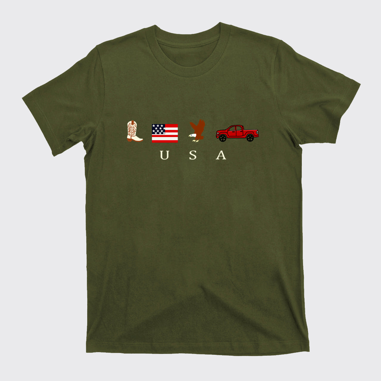 4th Of July-USA Icons T-Shirts