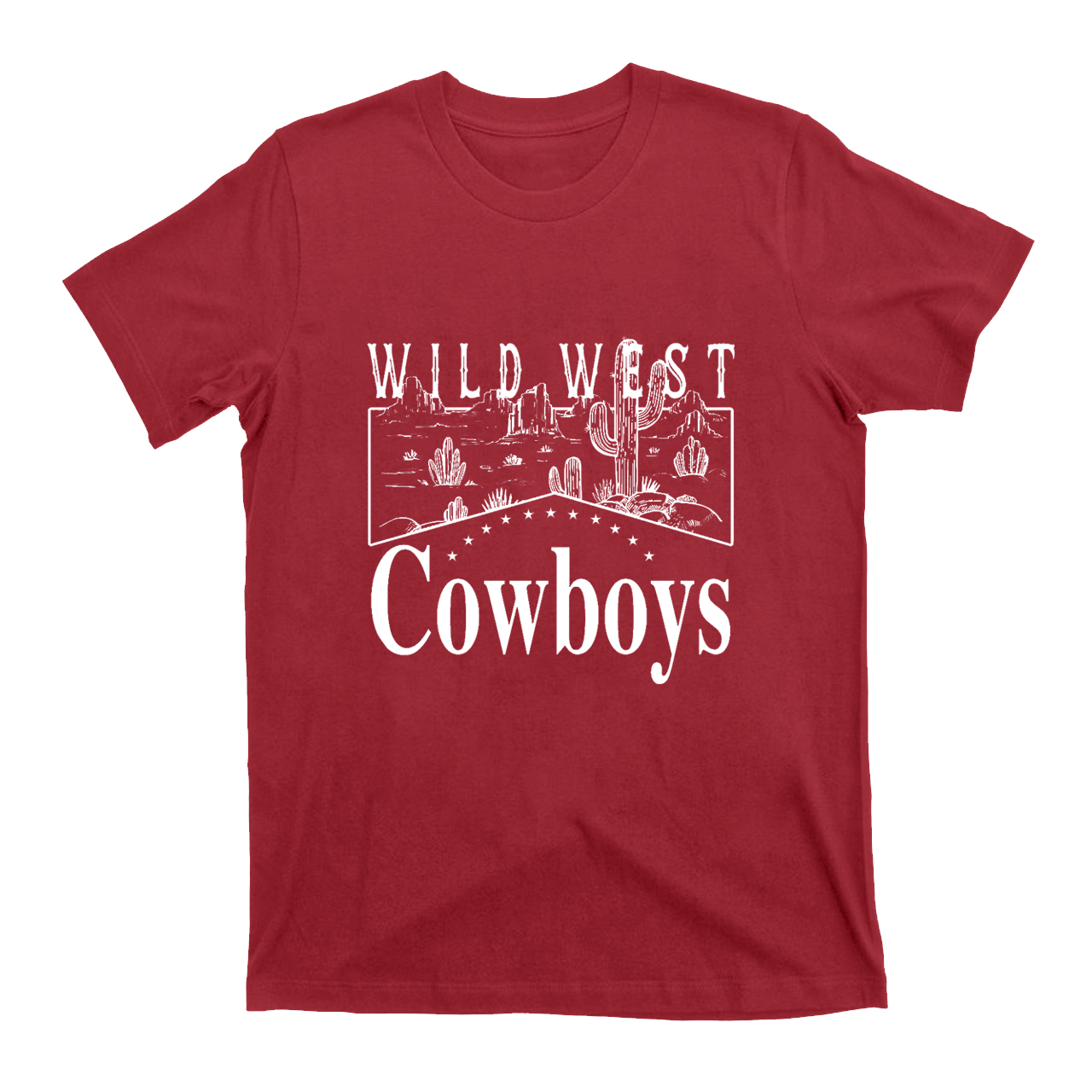 Wild West Desert Cactus Cowboys  T-Shirts