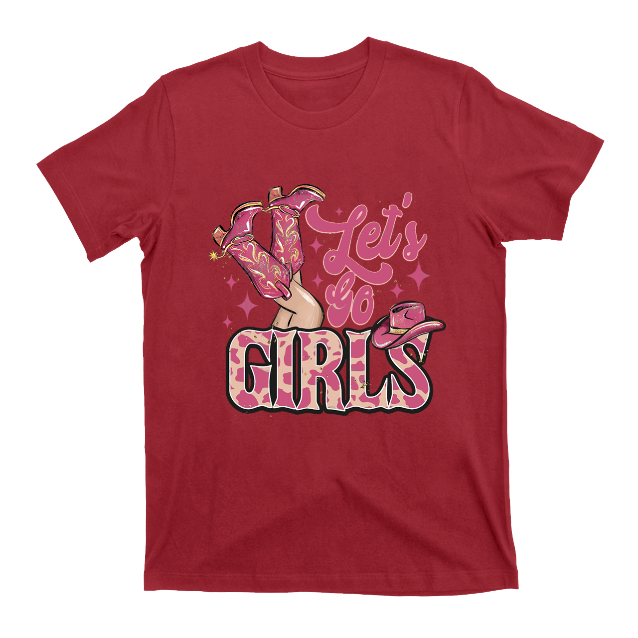Let's Go Girls Westner Cowgirl  T-shirt