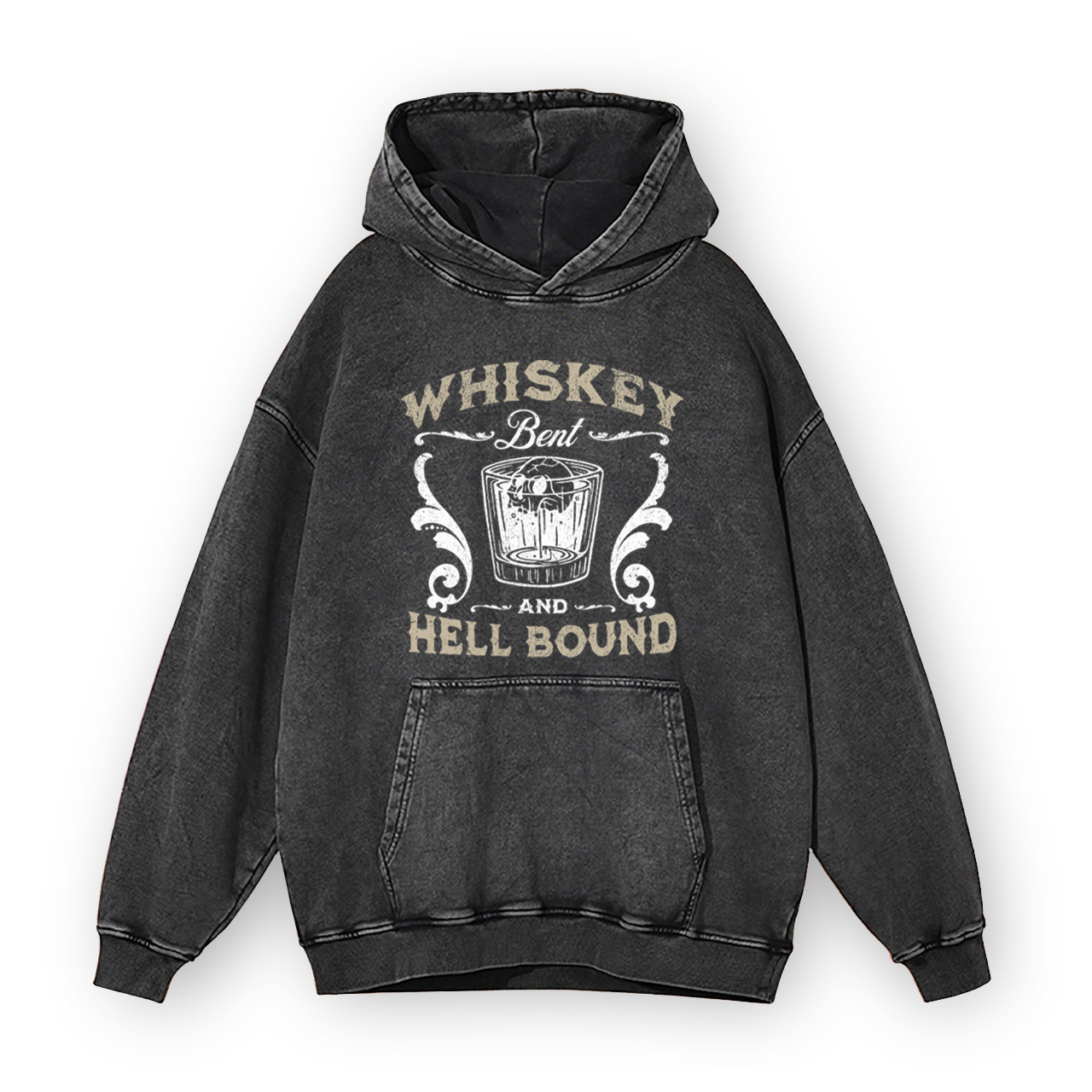 Whiskey Bent & Hell Bound Garment-Dye Hoodies
