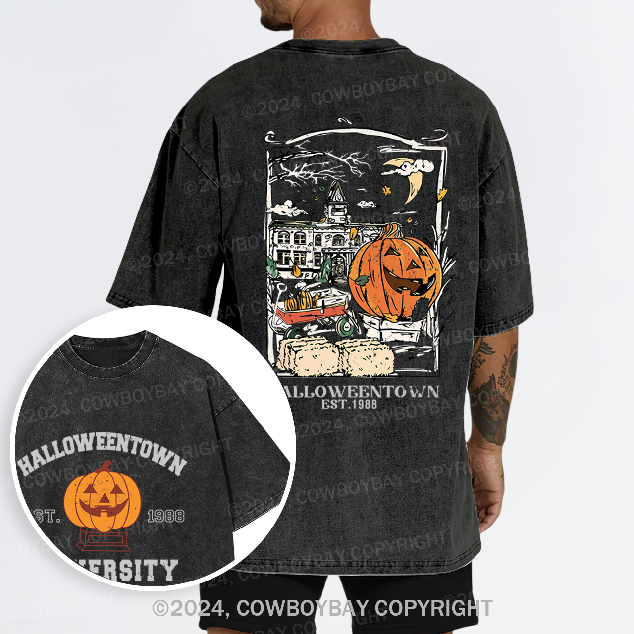 Halloweentown EST.1998 Garment-dye Tees