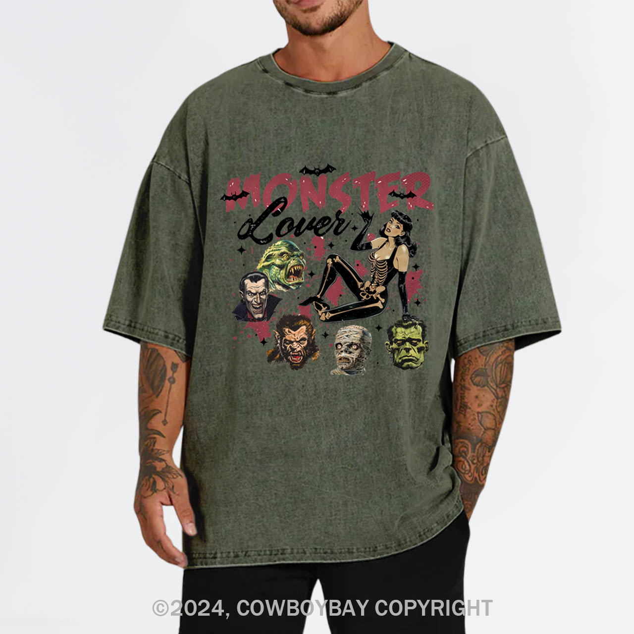 Monster Lover Garment-dye Tees