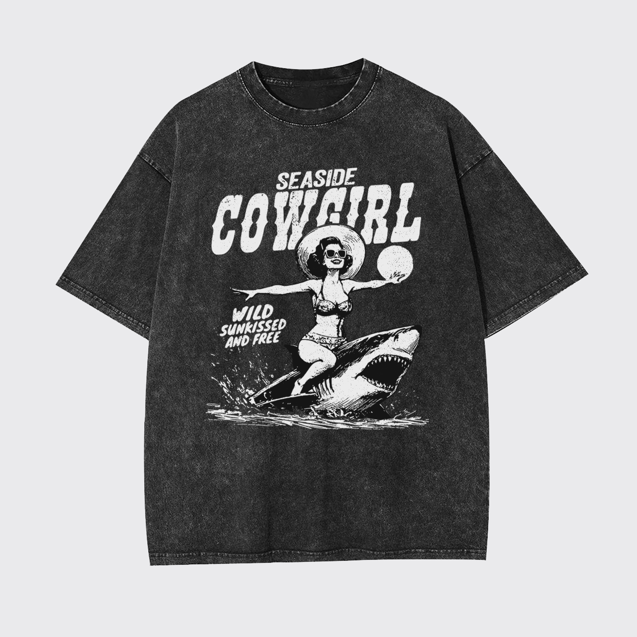 Seaside Cowgirl Wild Garment-dye Tees