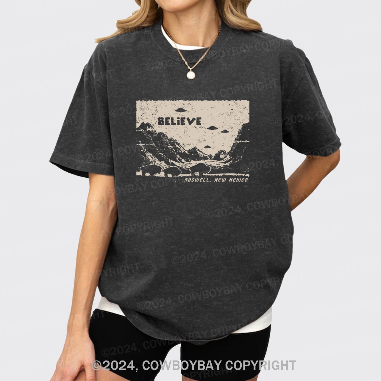 Roswell,New Mexico Garment-dye Tees