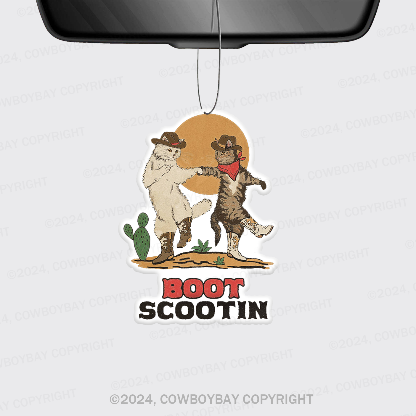 We Boot Scootin Kitties At Dusk Car Air Freshener