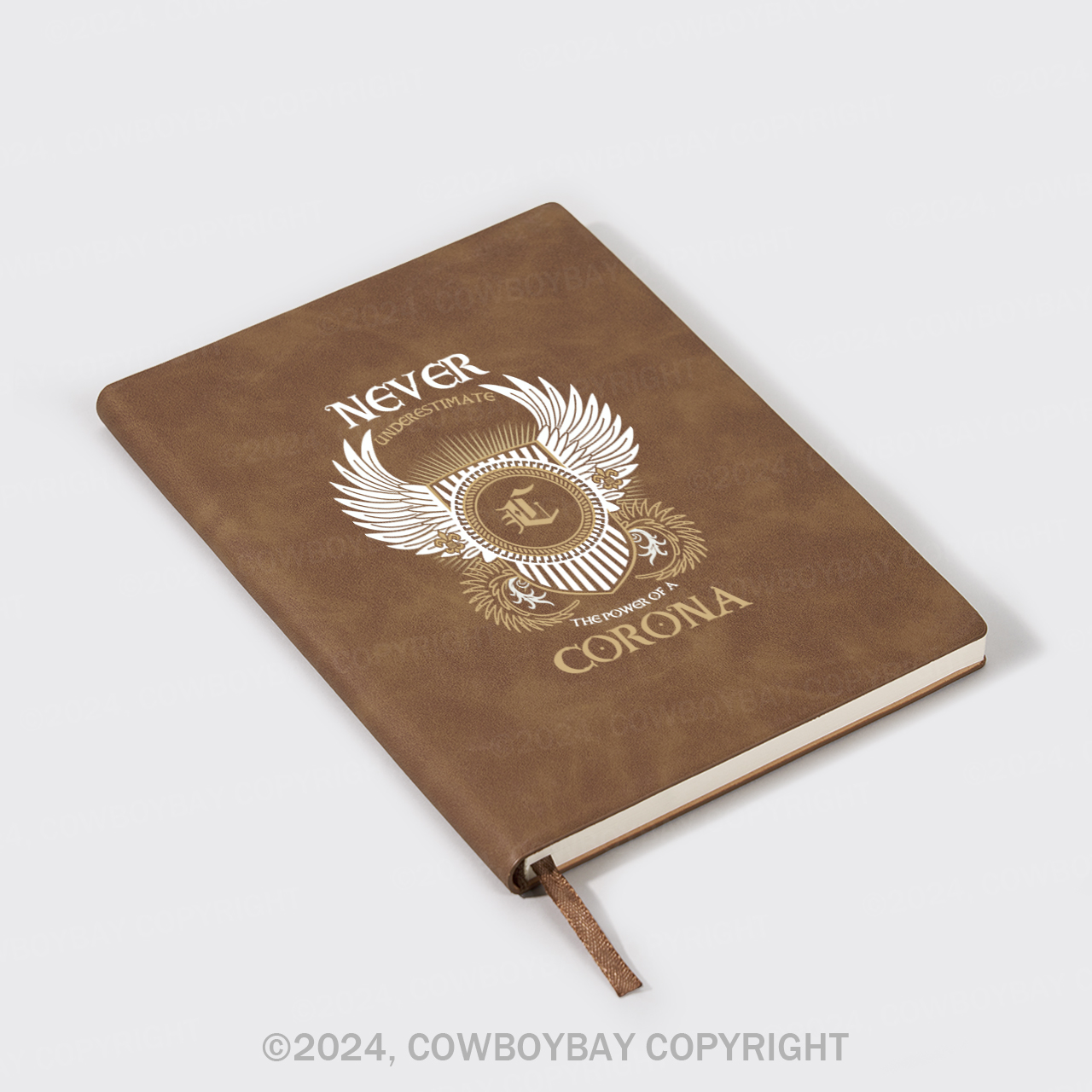 A5 Vintage Sheepbark Notebook-The Power of A