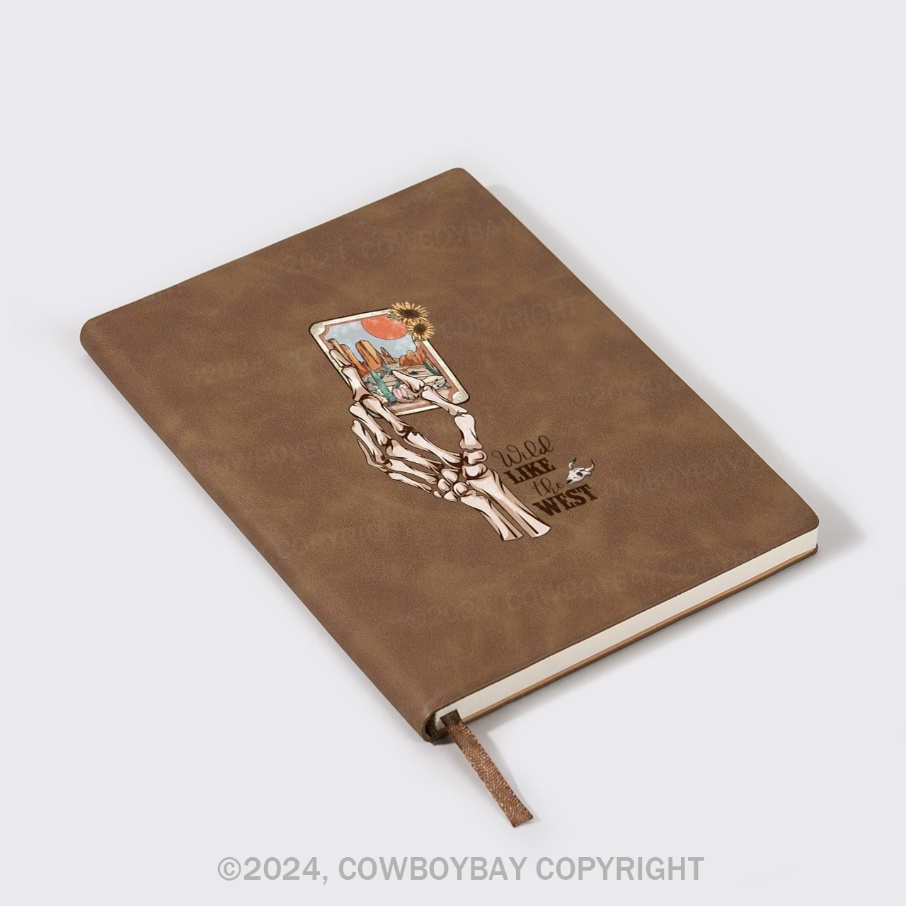 A5 Vintage Sheepbark Notebook-It's Your Turn To Play