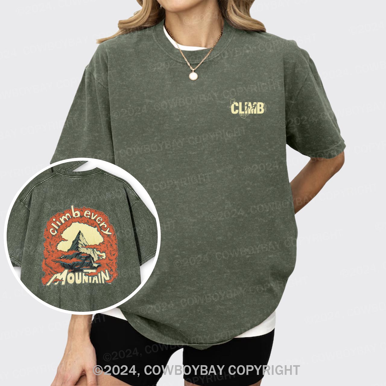 Climb Every Mountain Garment-dye Tees