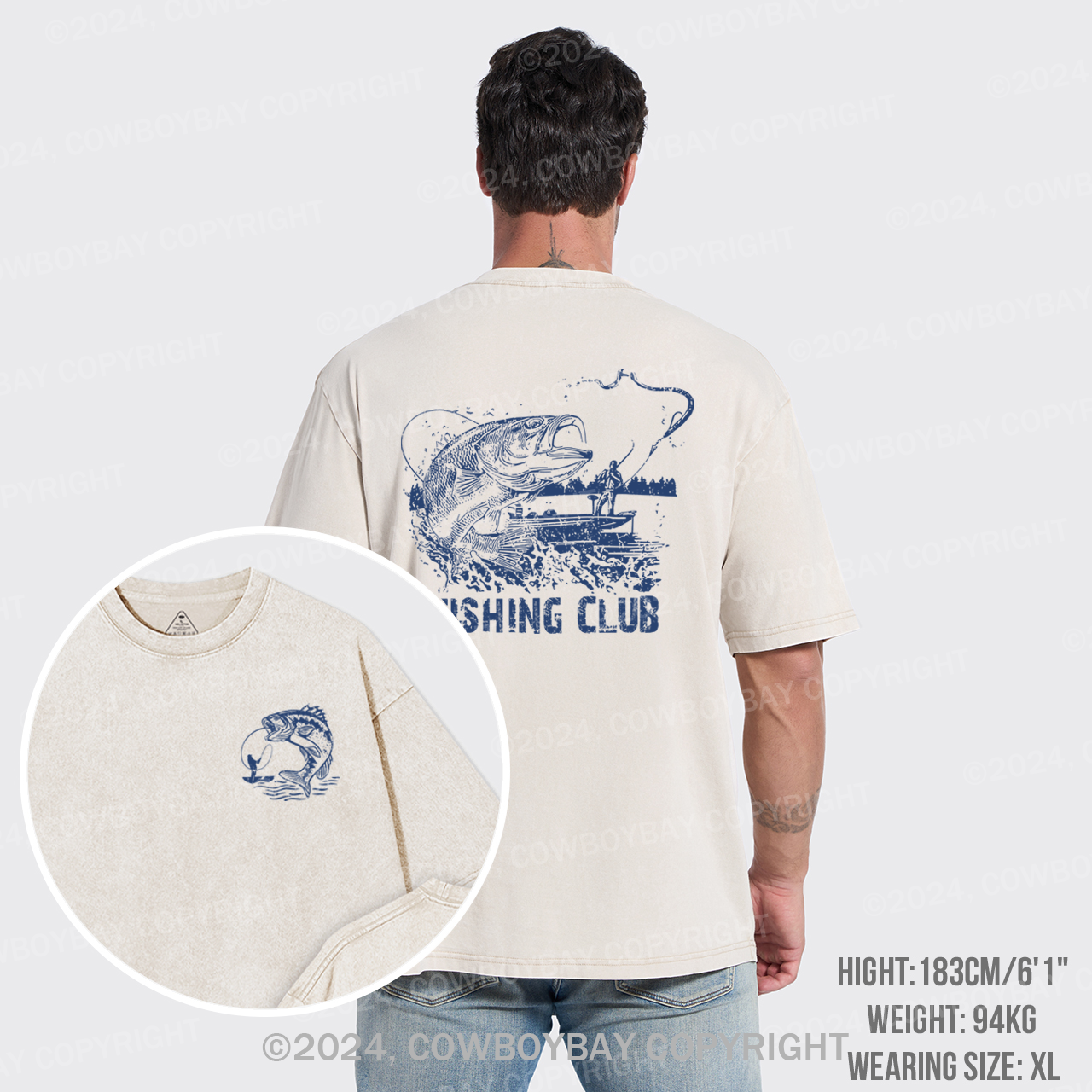 Fishing Club Garment-dye Tees