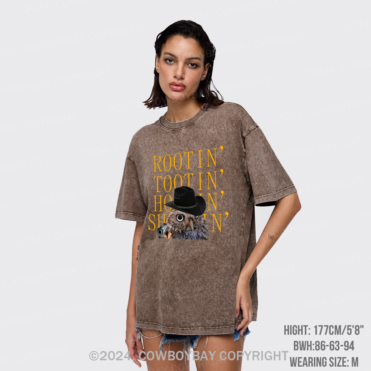 Rootin' Tootin' Hootin' Shootin' Garment-dye Tees