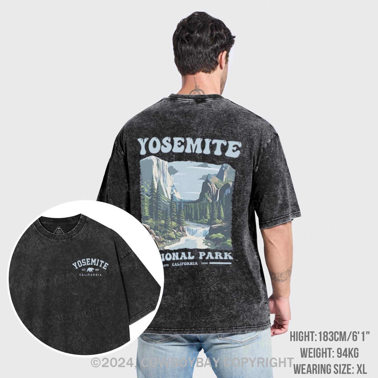 California National Park Garment-dye Tees