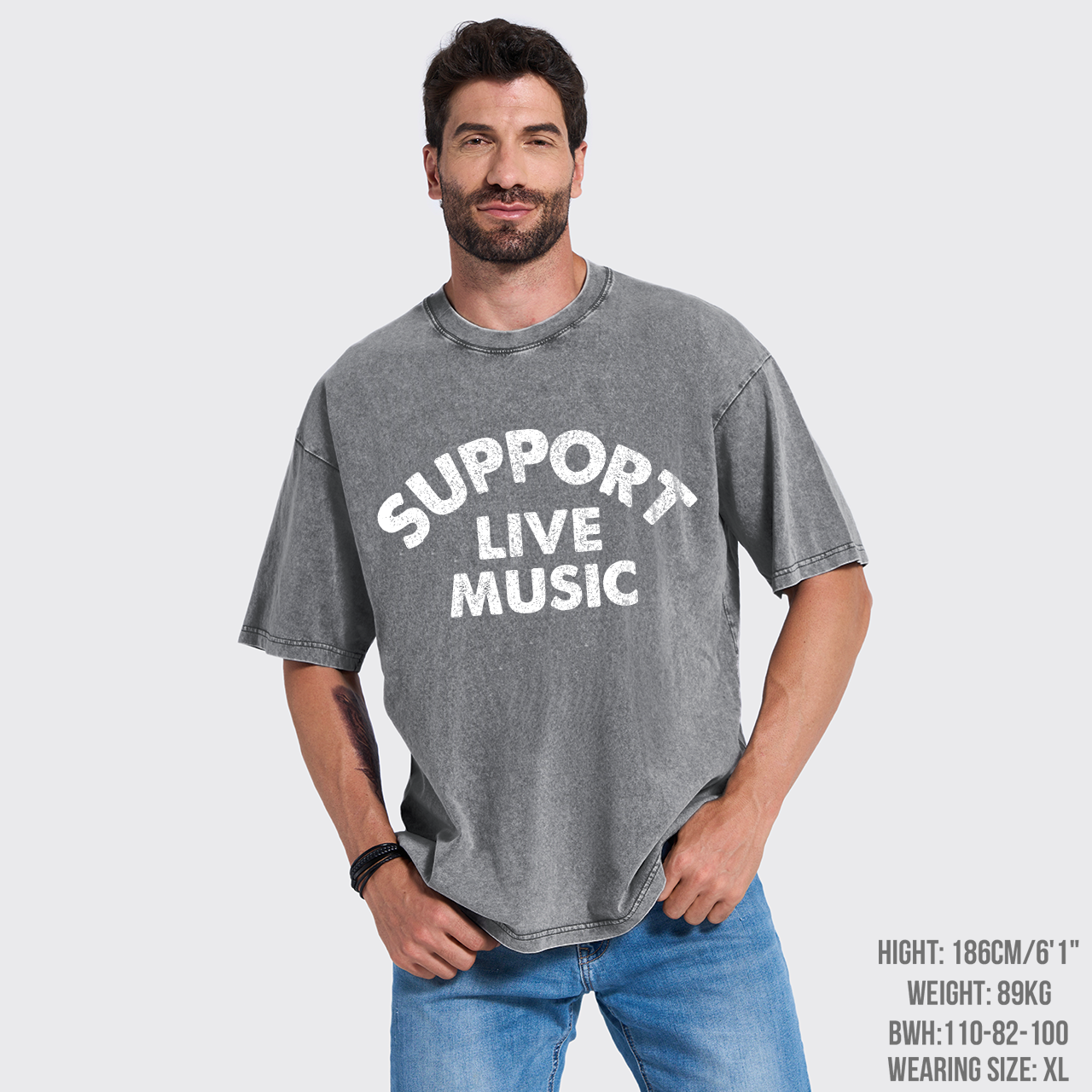 Support Live Music Garment-dye Tees