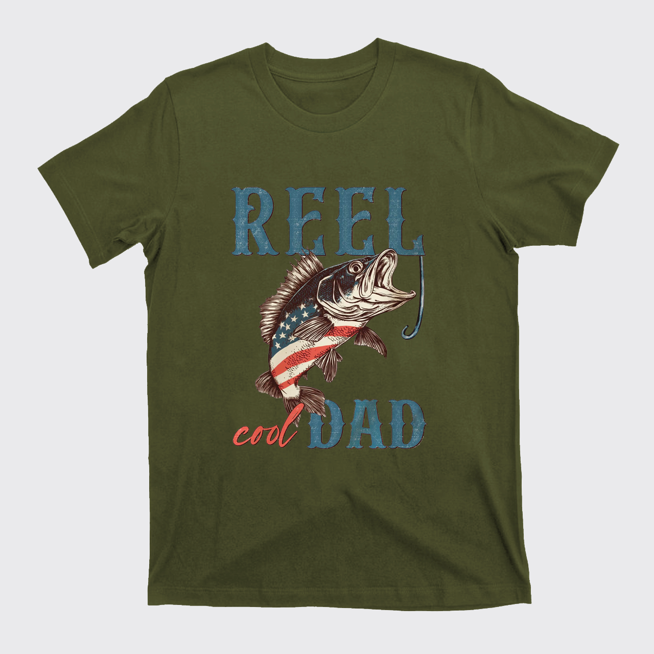 Reel Cool Dad-4th Of July T-Shirts
