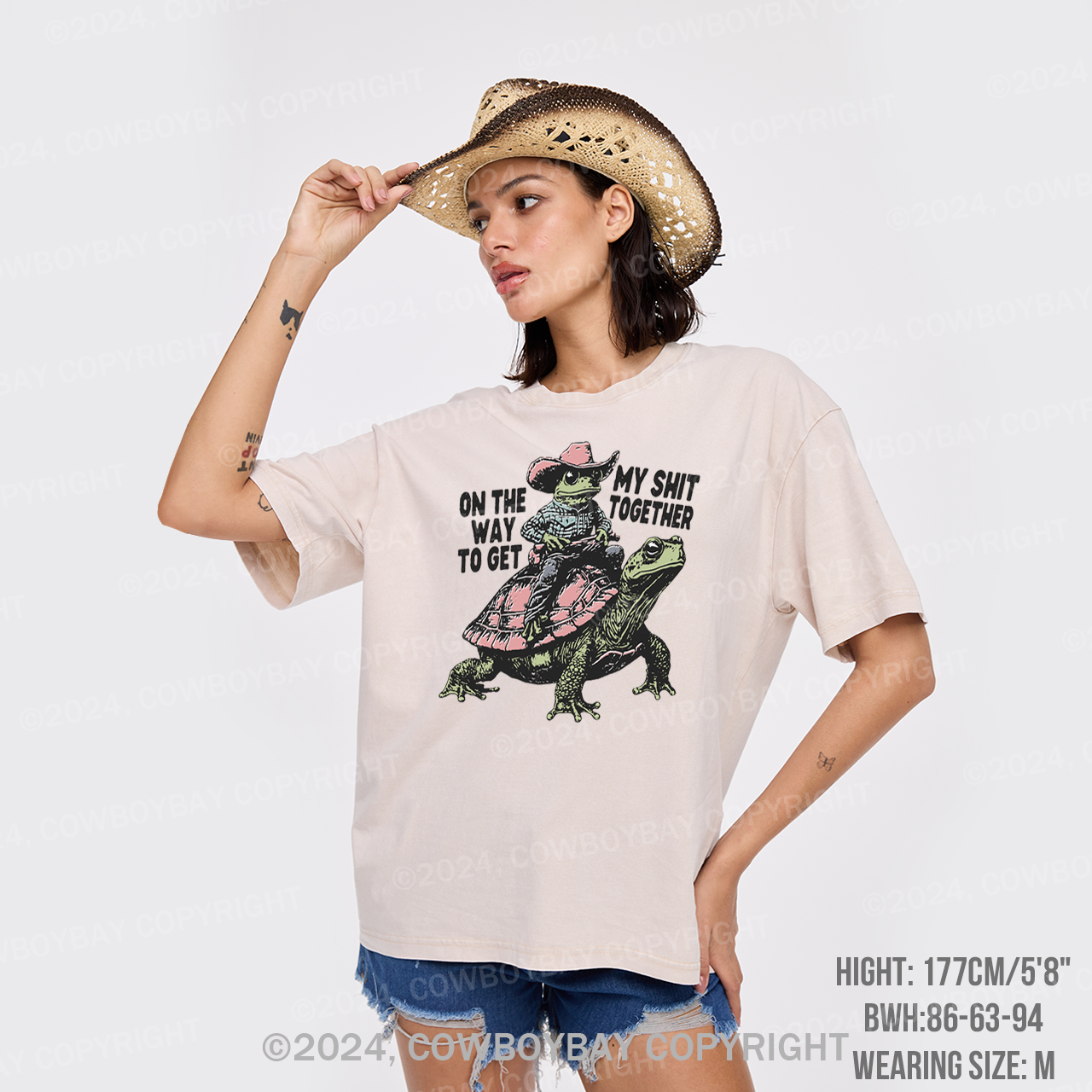 On The Way To Get My Shit Together Garment-dye Tees