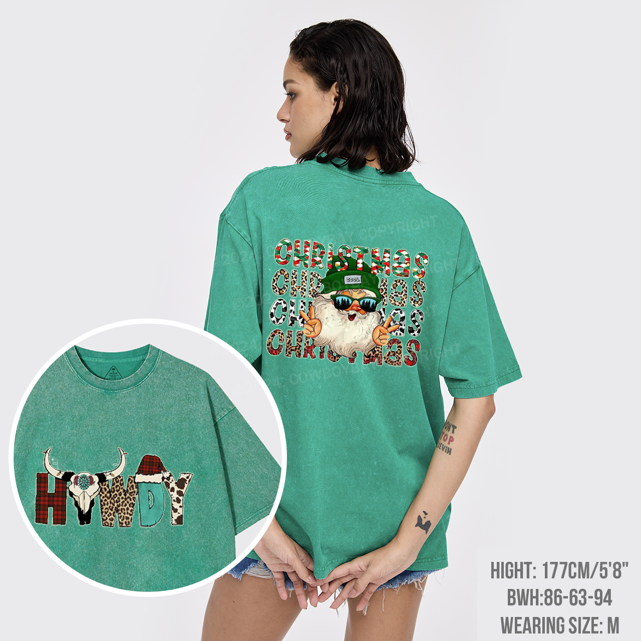 Cool Christmas Garment-dye Tees