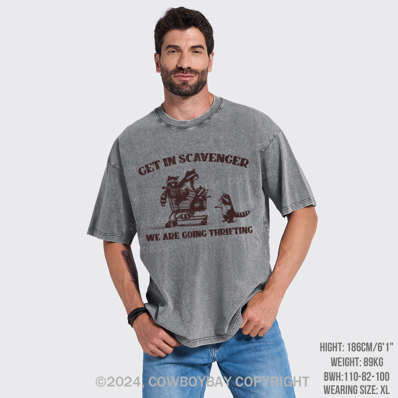 Get In Scavenger We're Going Thrifting Garment-dye Tees