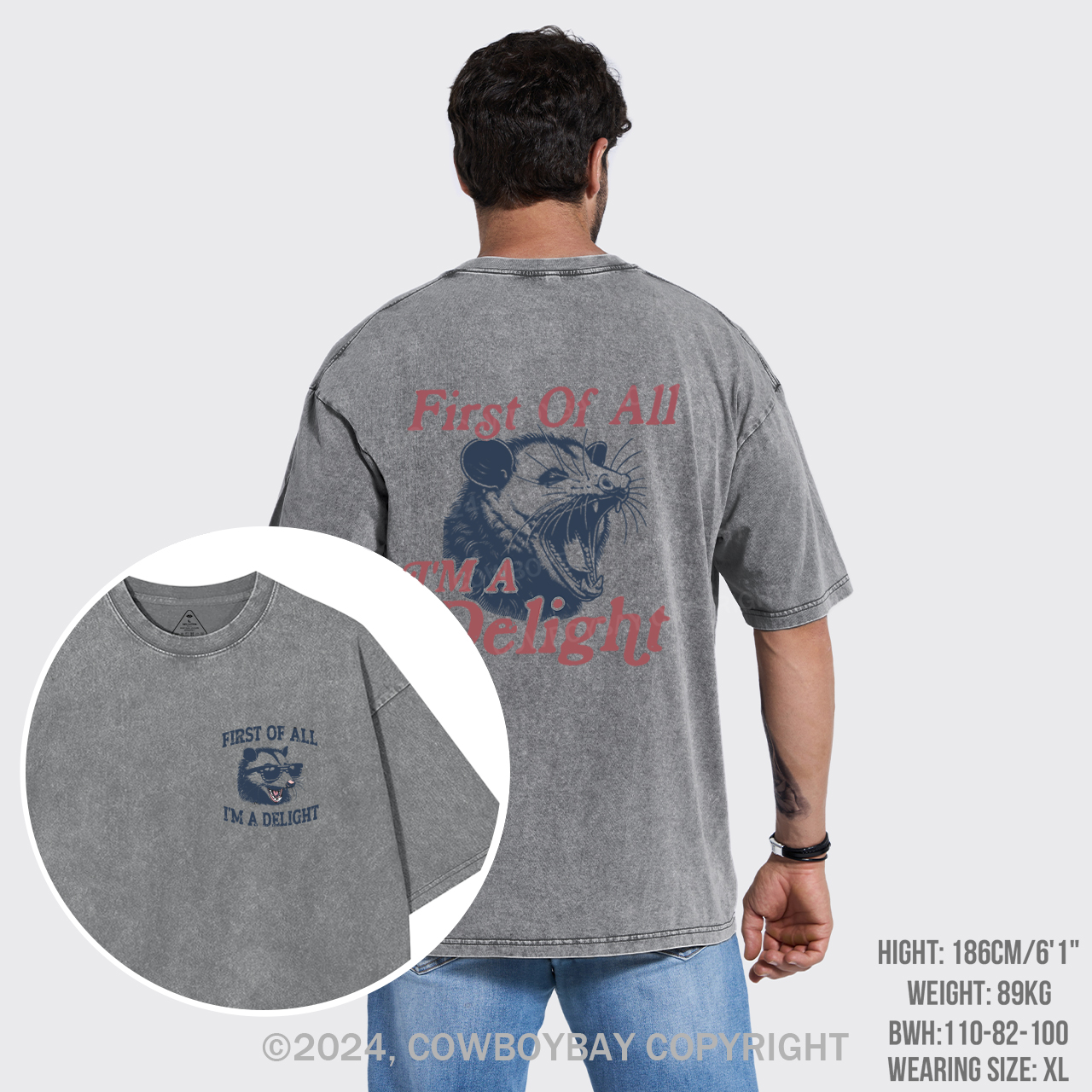 I'm A Delight Garment-dye Tees