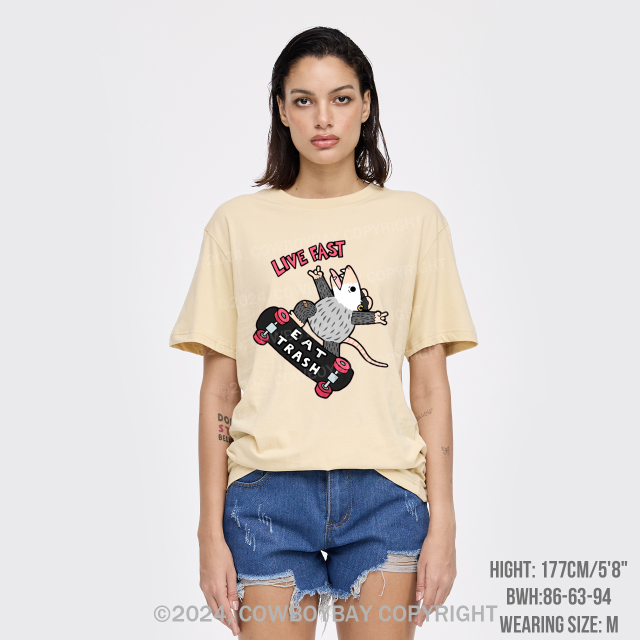 Live Fast Eat Trash T-Shirts