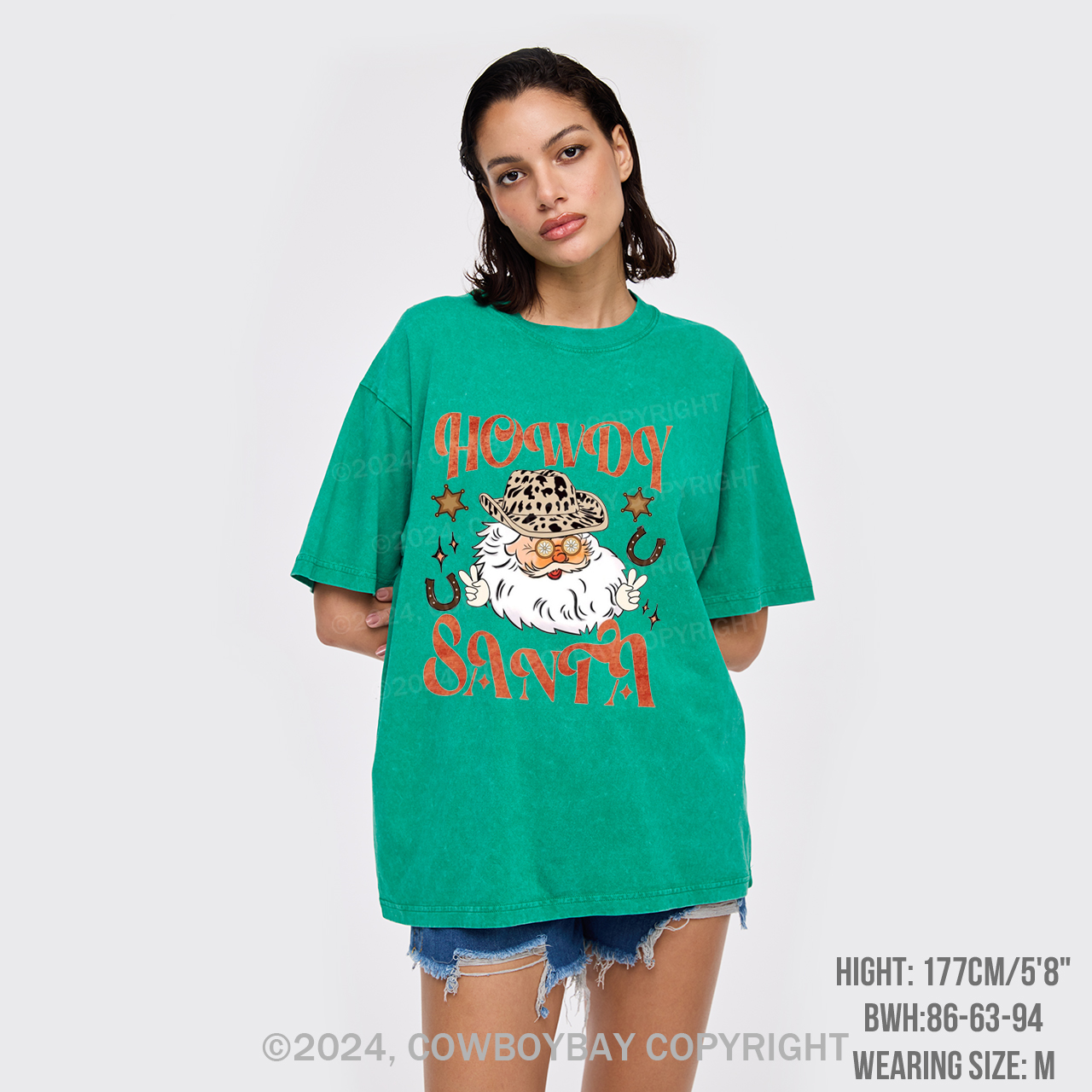 Howdy Santa Garment-dye Tees