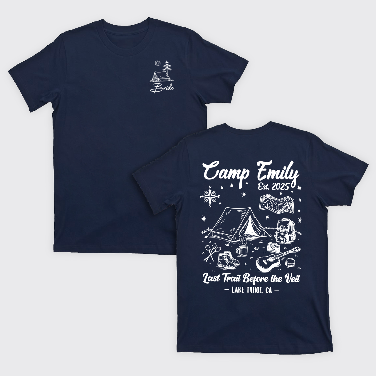 Personalized Camp Family T-Shirts