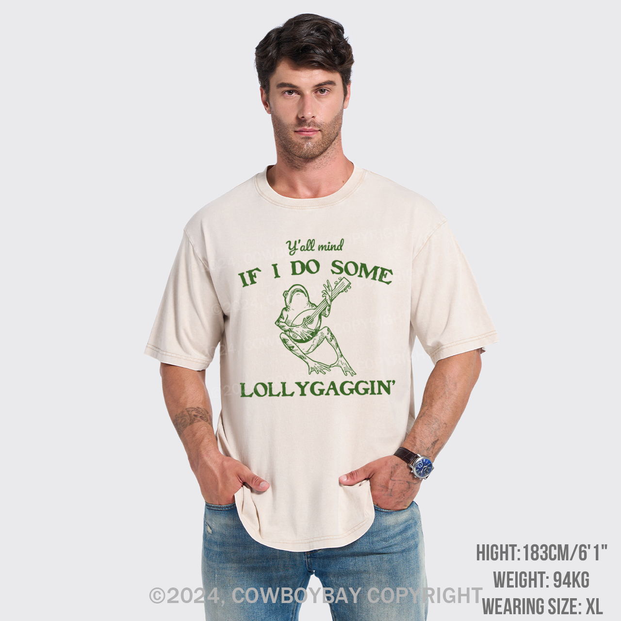 Y'all Mind If I Do Some Lollygagging Garment-dye Tees