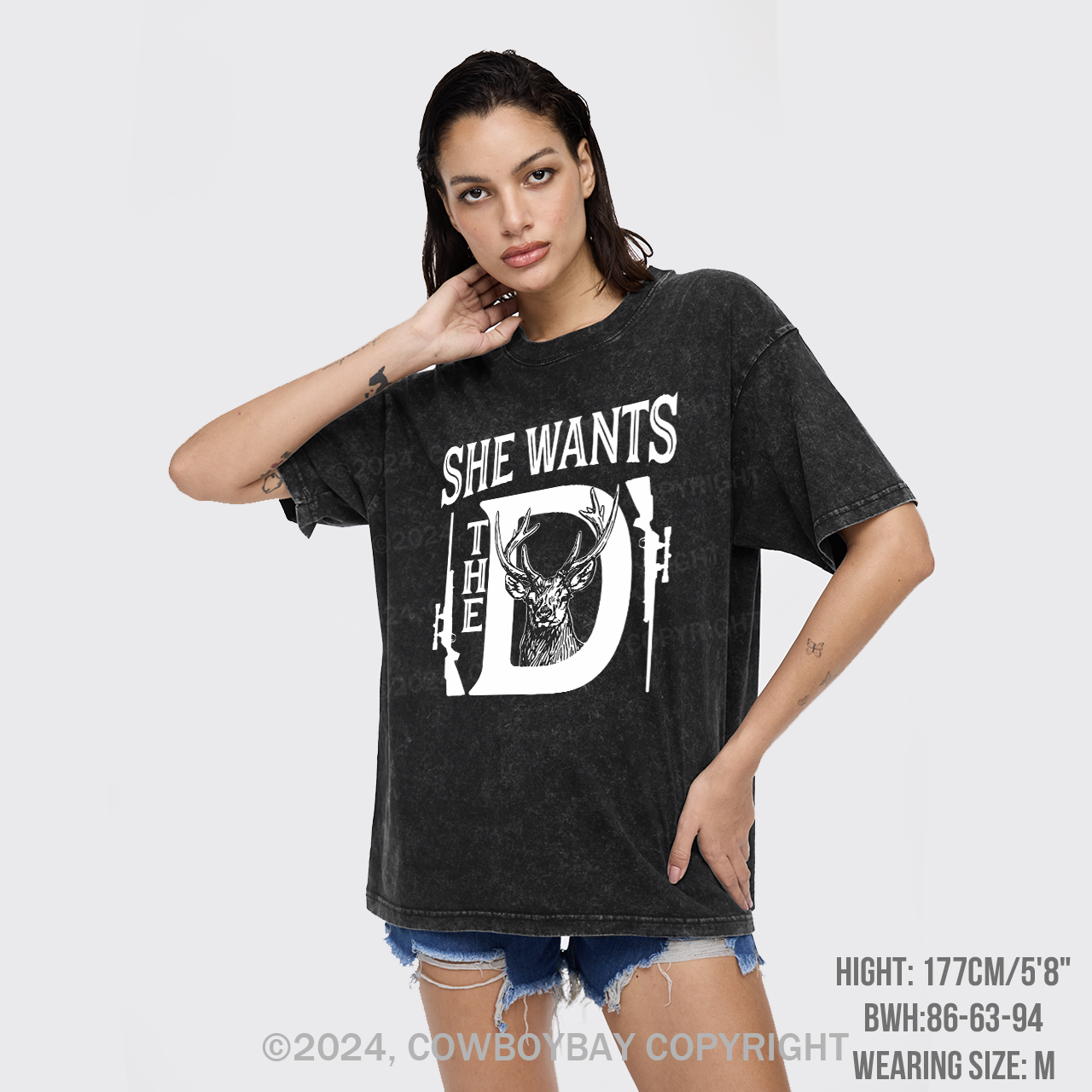 She Wants The D Garment-dye Tees
