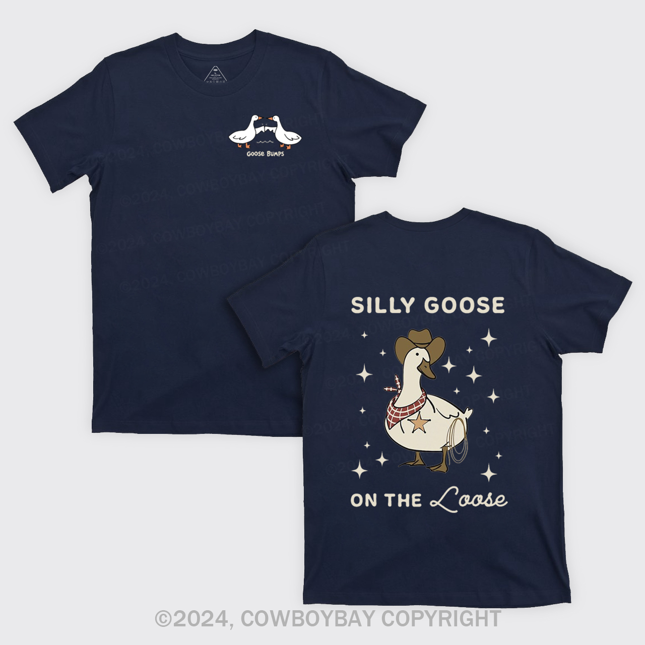 Retro Silly Goose On The Loose T-Shirts