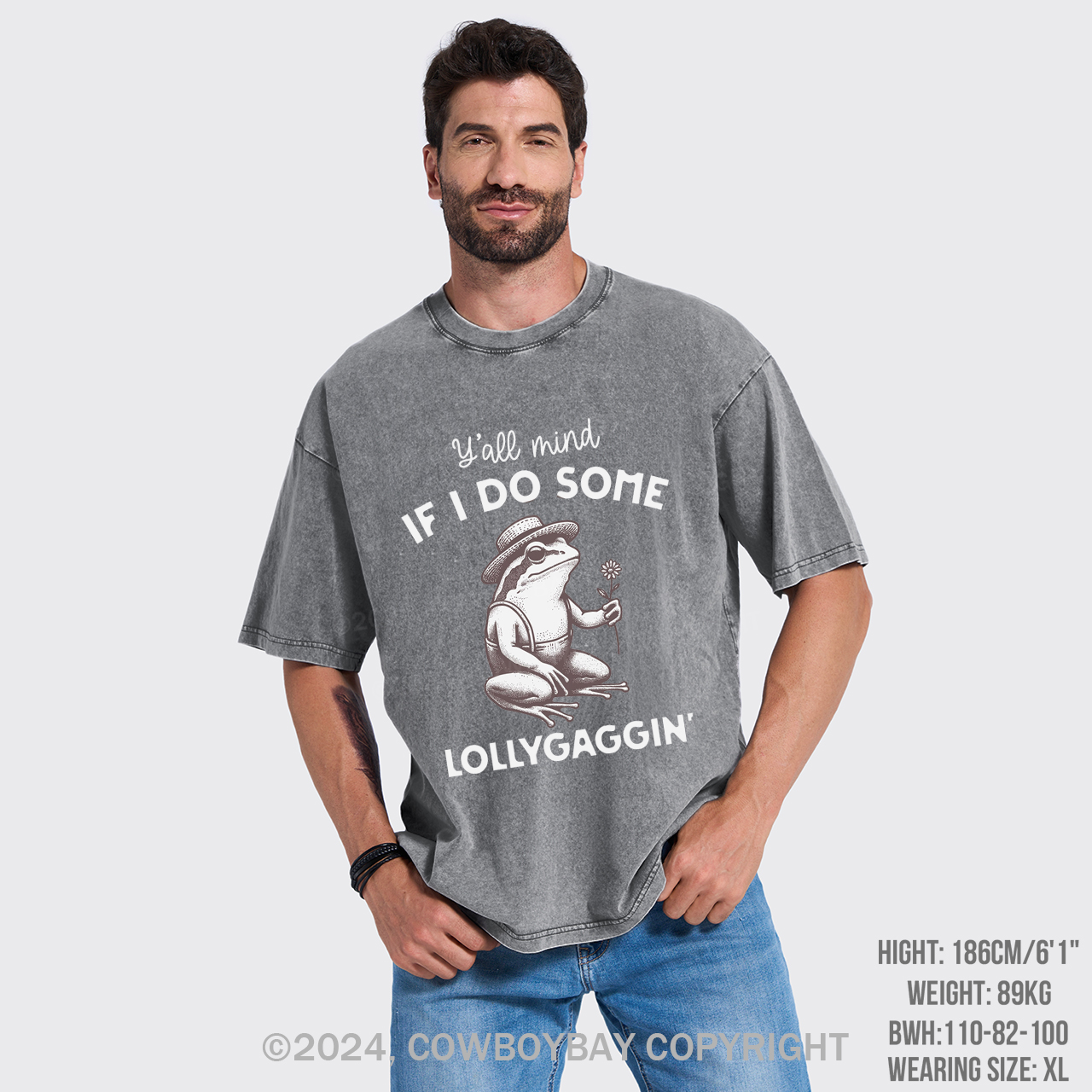Y'all Mind If I Do Some Lollygaggin' Garment-dye Tees