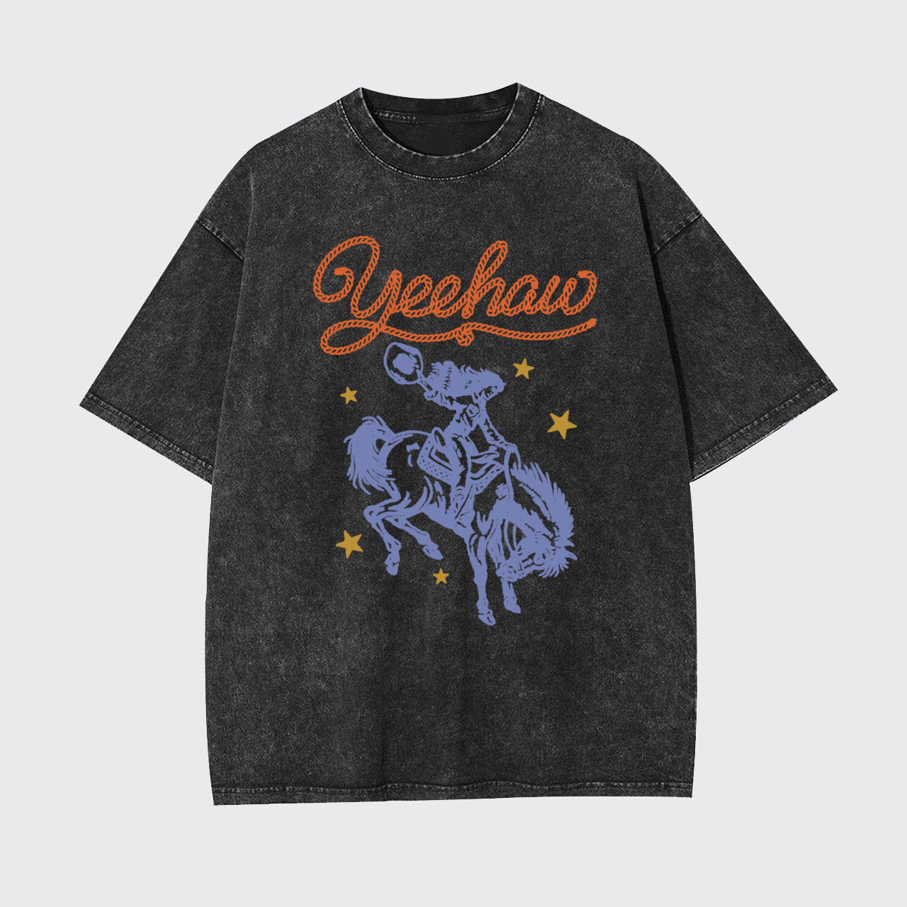 Yeehaw Cowgirl Garment-dye Tees