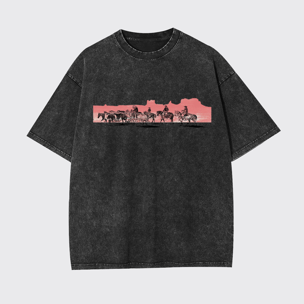 Desert Riding At Sunset Garment-dye Tees