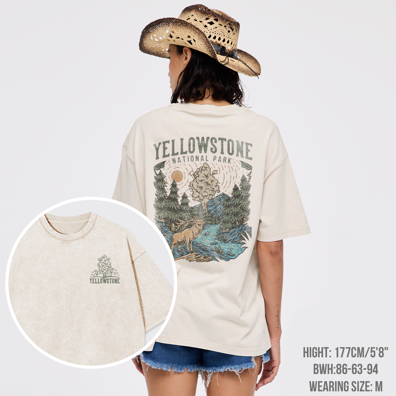 Yellowstone National Park Garment-dye Tees