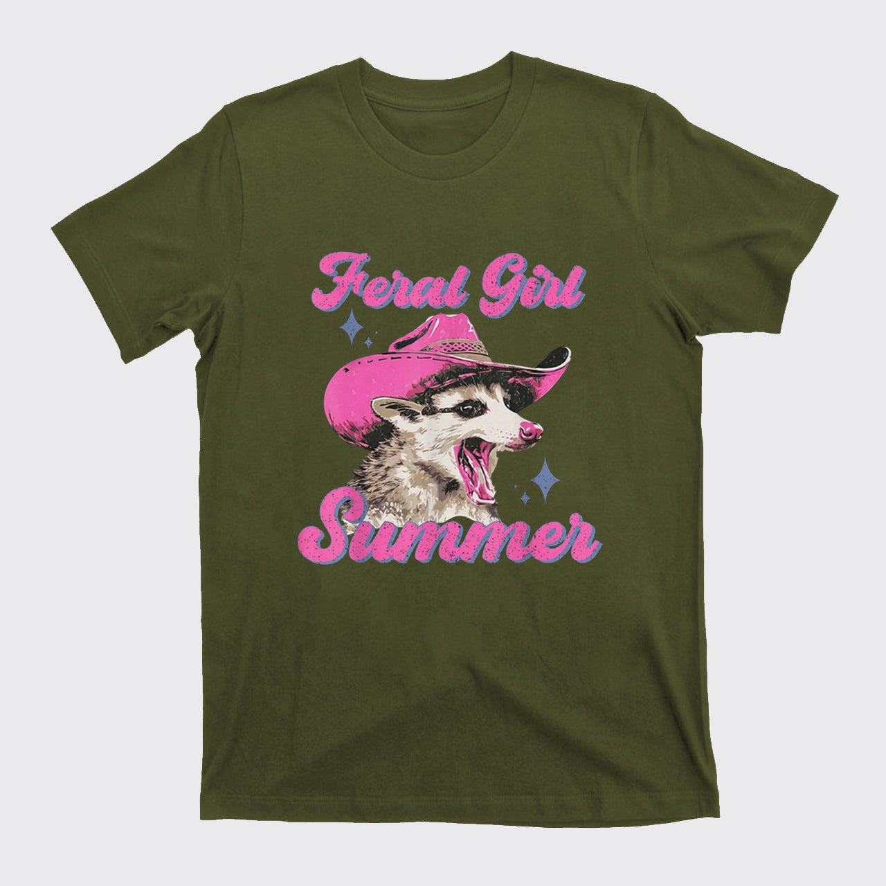 Trash Raccoon-Feral Girl T-Shirts