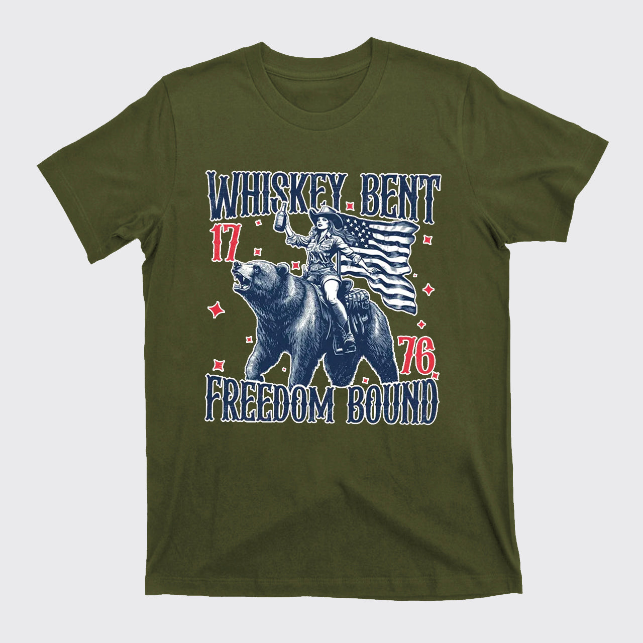 Independence Day-Whiskey Bent 1776 T-Shirts