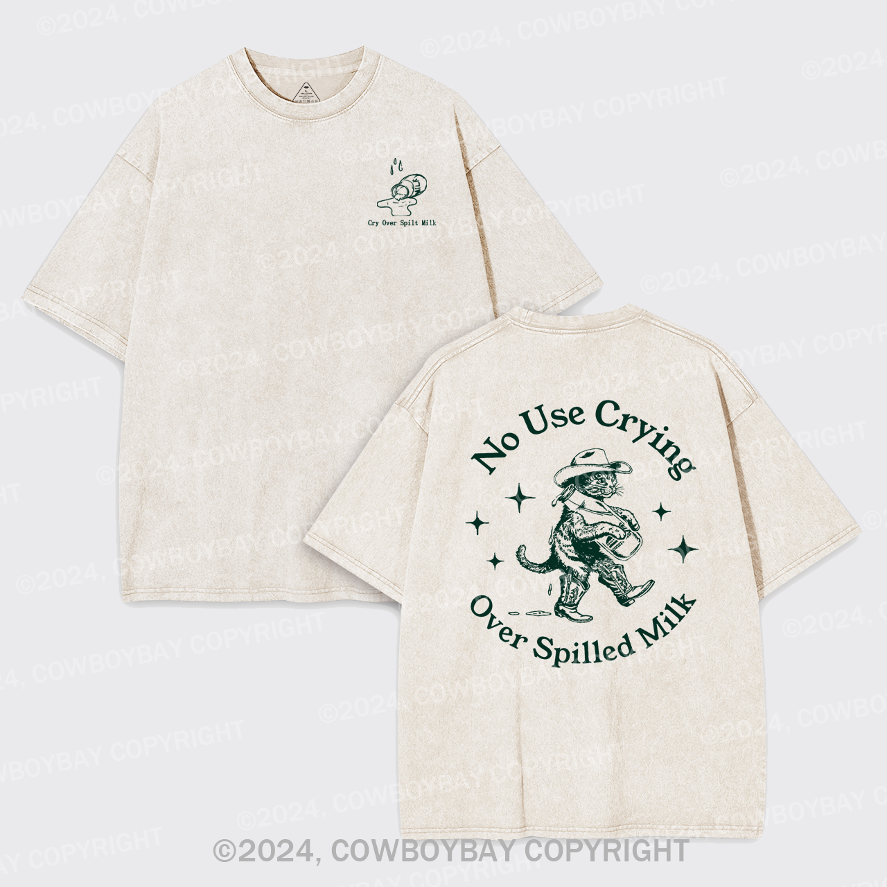 Cry Over Spilt Milk Garment-dye Tees