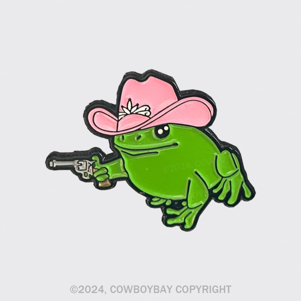 Cowboy Frog_Cowboybay Pin