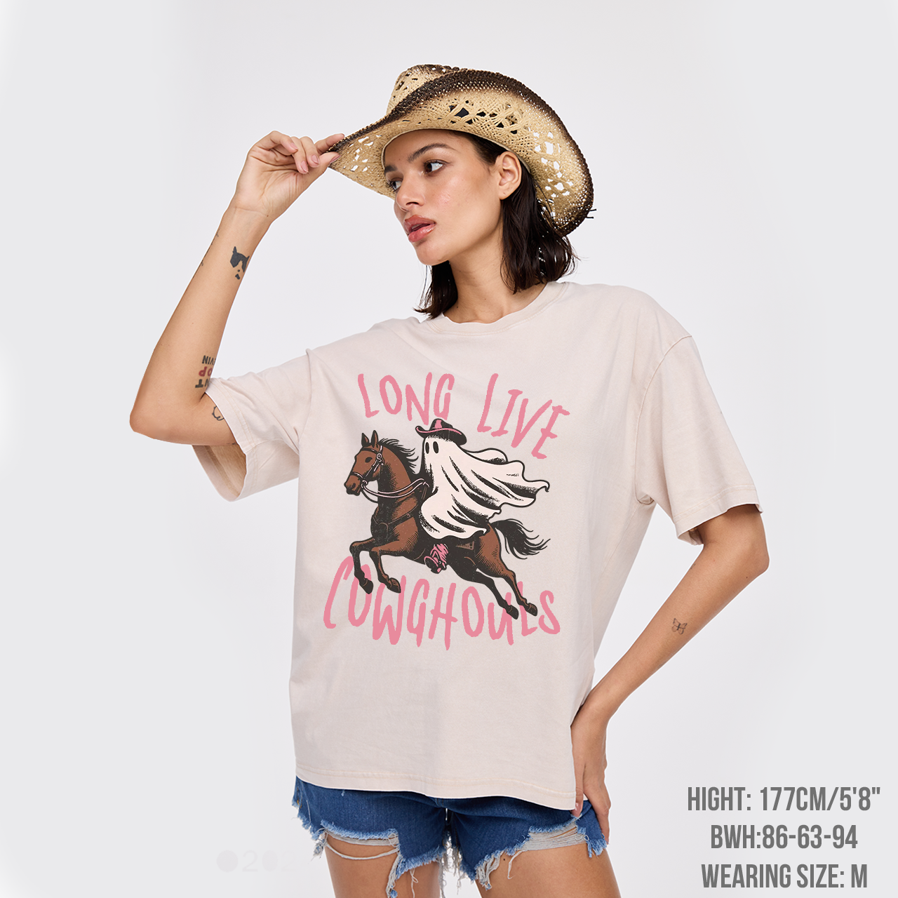 Long Live Cowghouls Halloween Garment-dye Tees