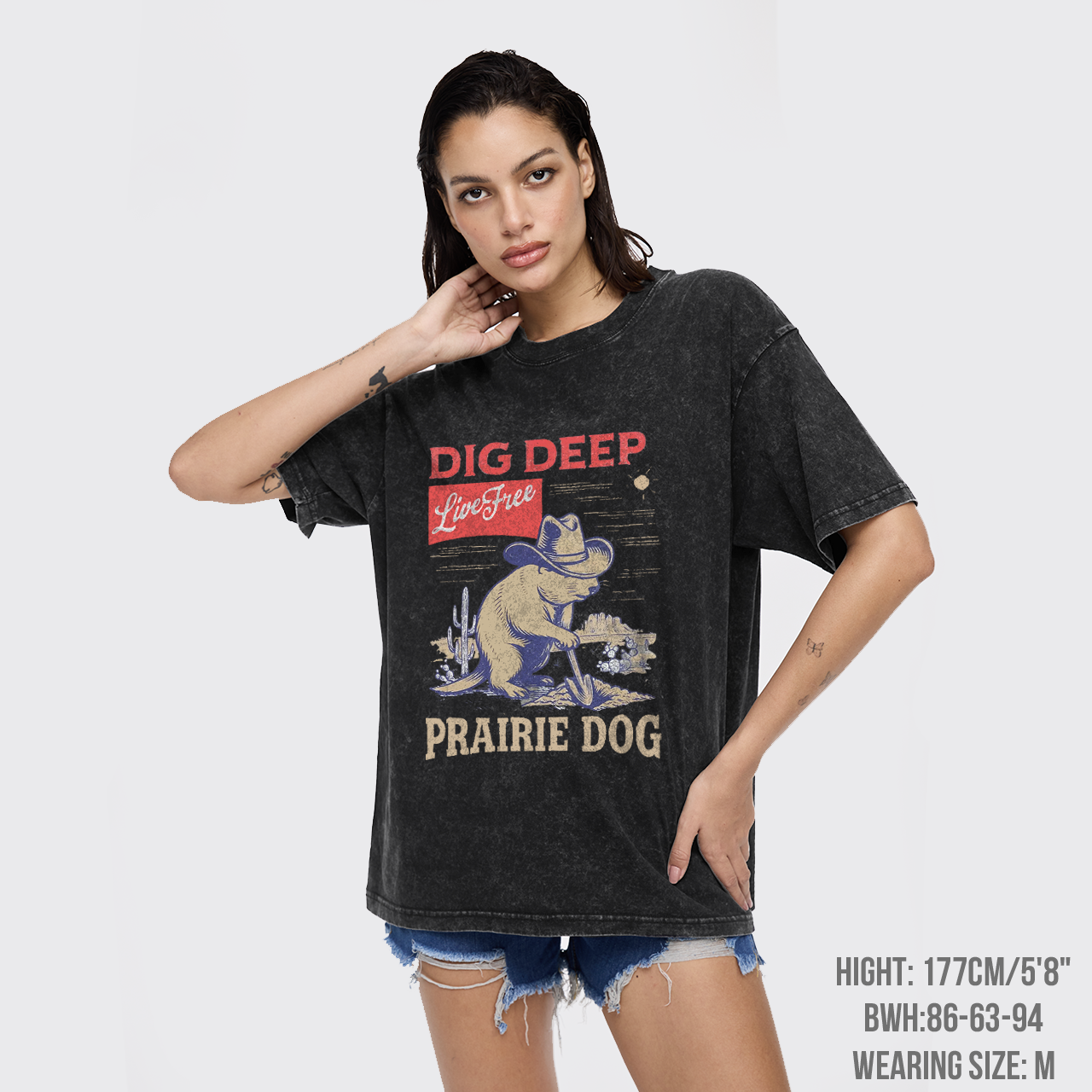 Dig Deep Live Free Garment-dye Tees