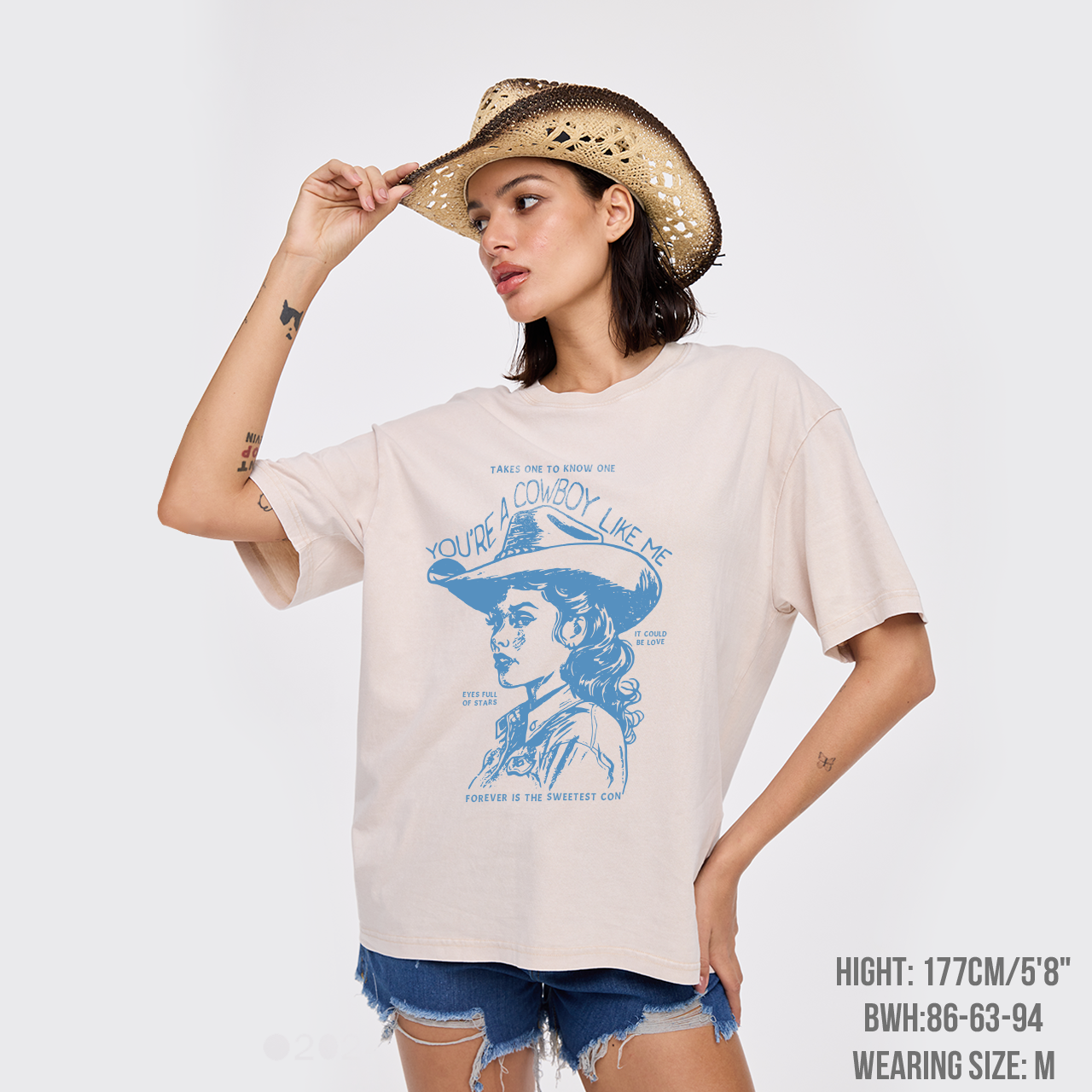 You're A Cowboy Like Me Garment-dye Tees