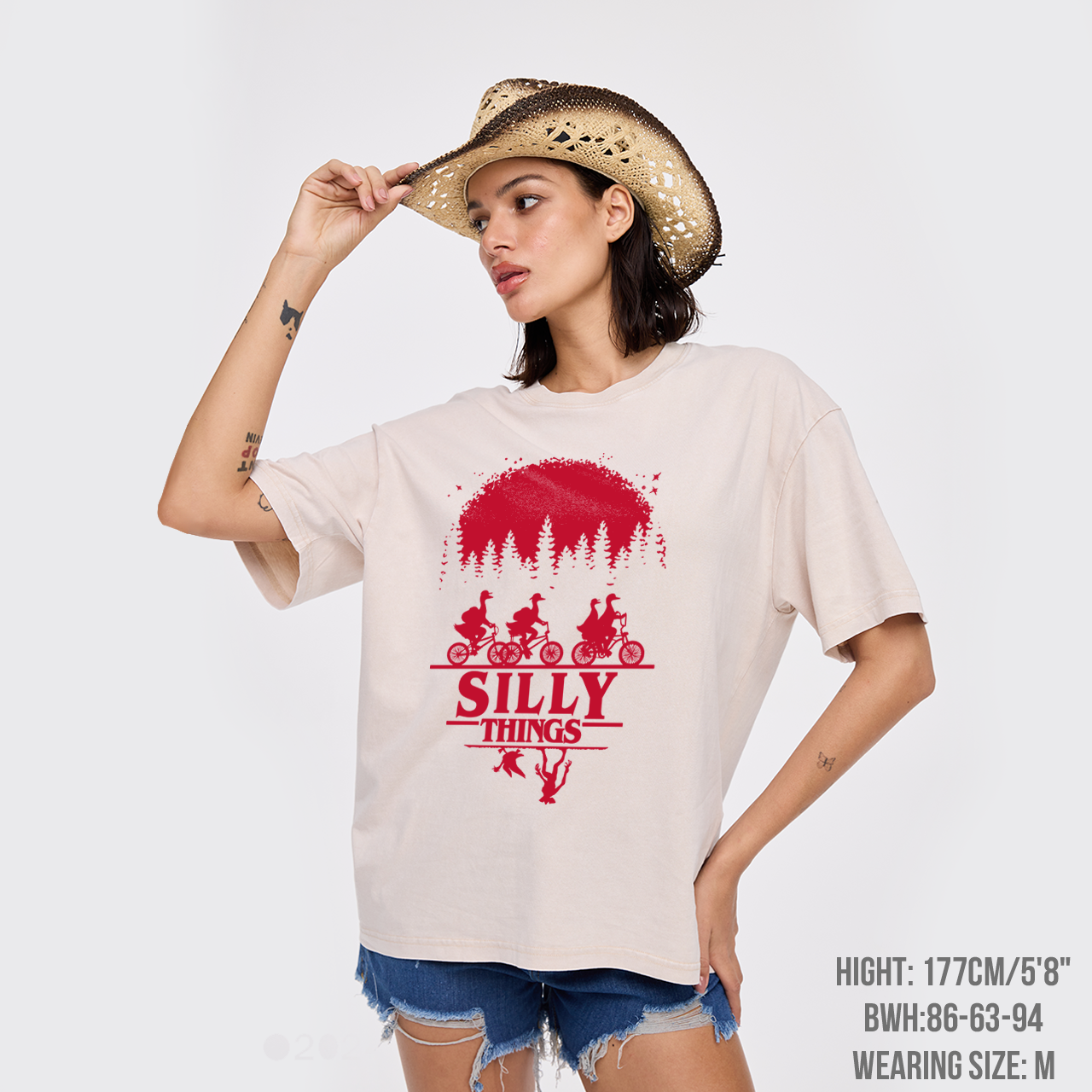Horror Movies Silly Things Garment-dye Tees