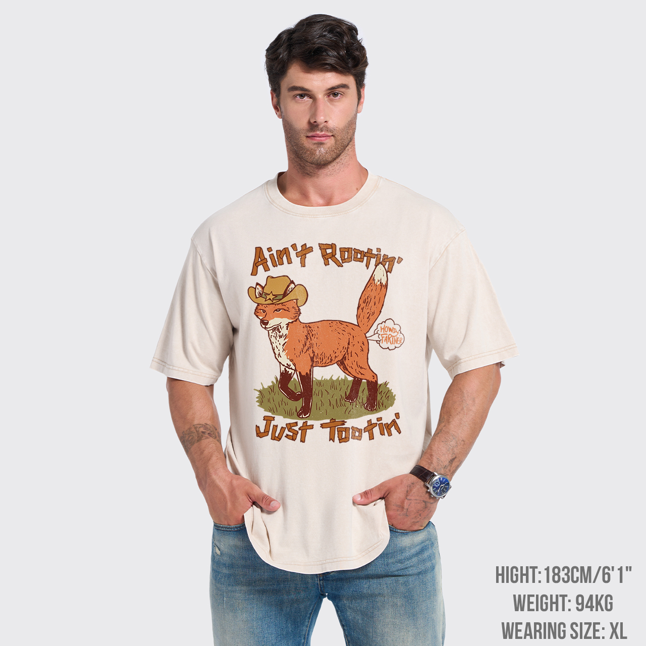 Ain't Rootin' Just Tootin' Garment-dye Tees