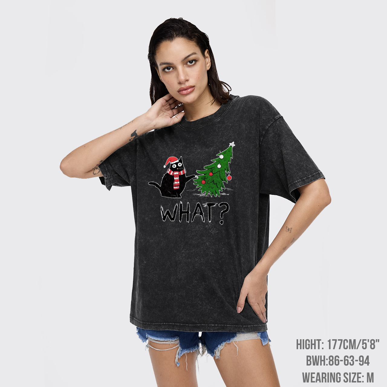 What Christmas Tree Knocked Over Garment-dye Tees